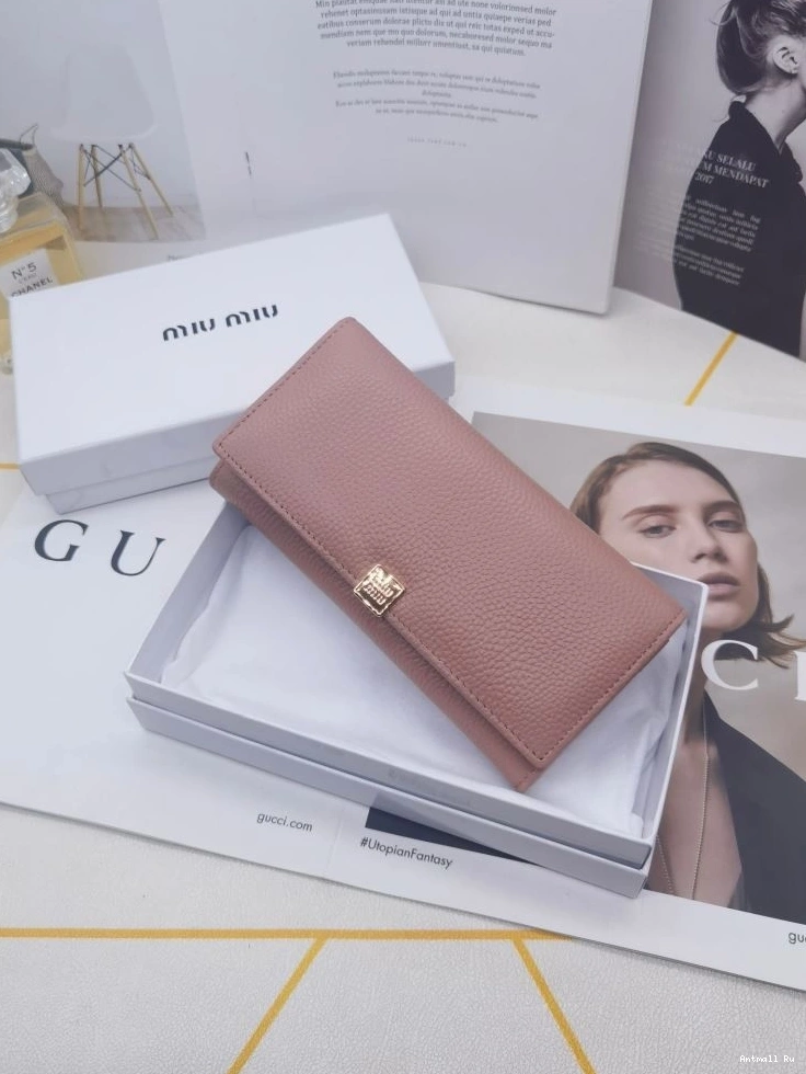 MoistureWicking Miu Purse Miu 85851 Wallets 0727